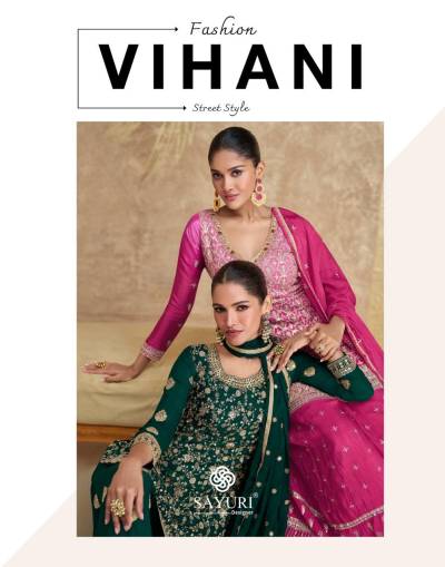 SAYURI VIHANI 5612 & 5613 DESIGNER PAKISTANI SALWAR SUIT WHOLESALER IN INDIA